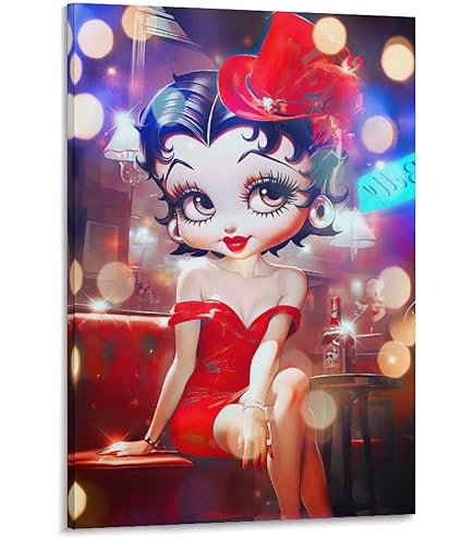 Amazon.co.jp: ベティちゃん アートポスター 飾り絵 かわいい